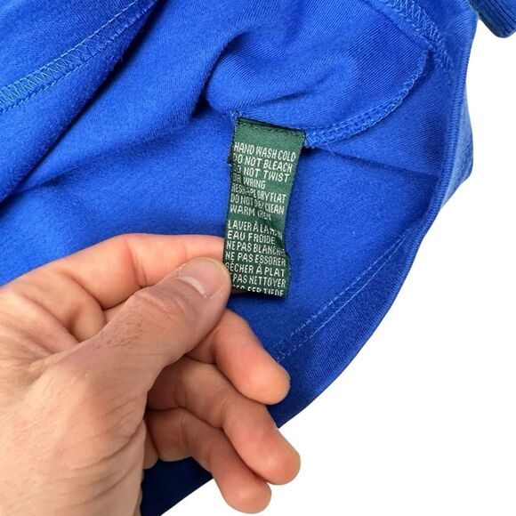 Vintage 00s Lauren Ralph Lauren Royal Blue Turtleneck Size Large - Picture 5 of 5